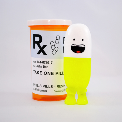 Prescription Plastic - White and Yellow